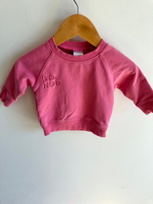 Bonds Pink Crewneck / 0-3m