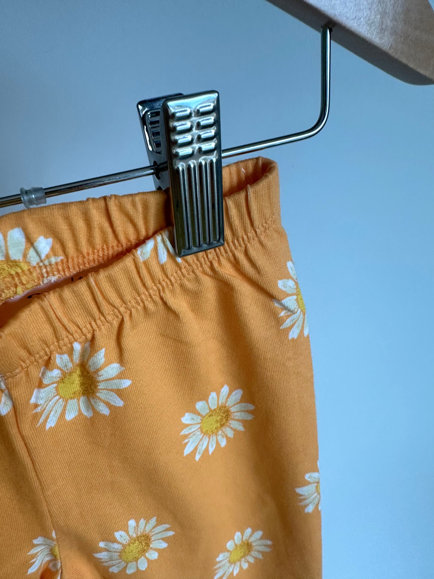 Orange Daisy Leggings (With Tags) / 3T