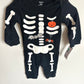Skeleton + Bat Jumpsuit (With Tags) / 6m