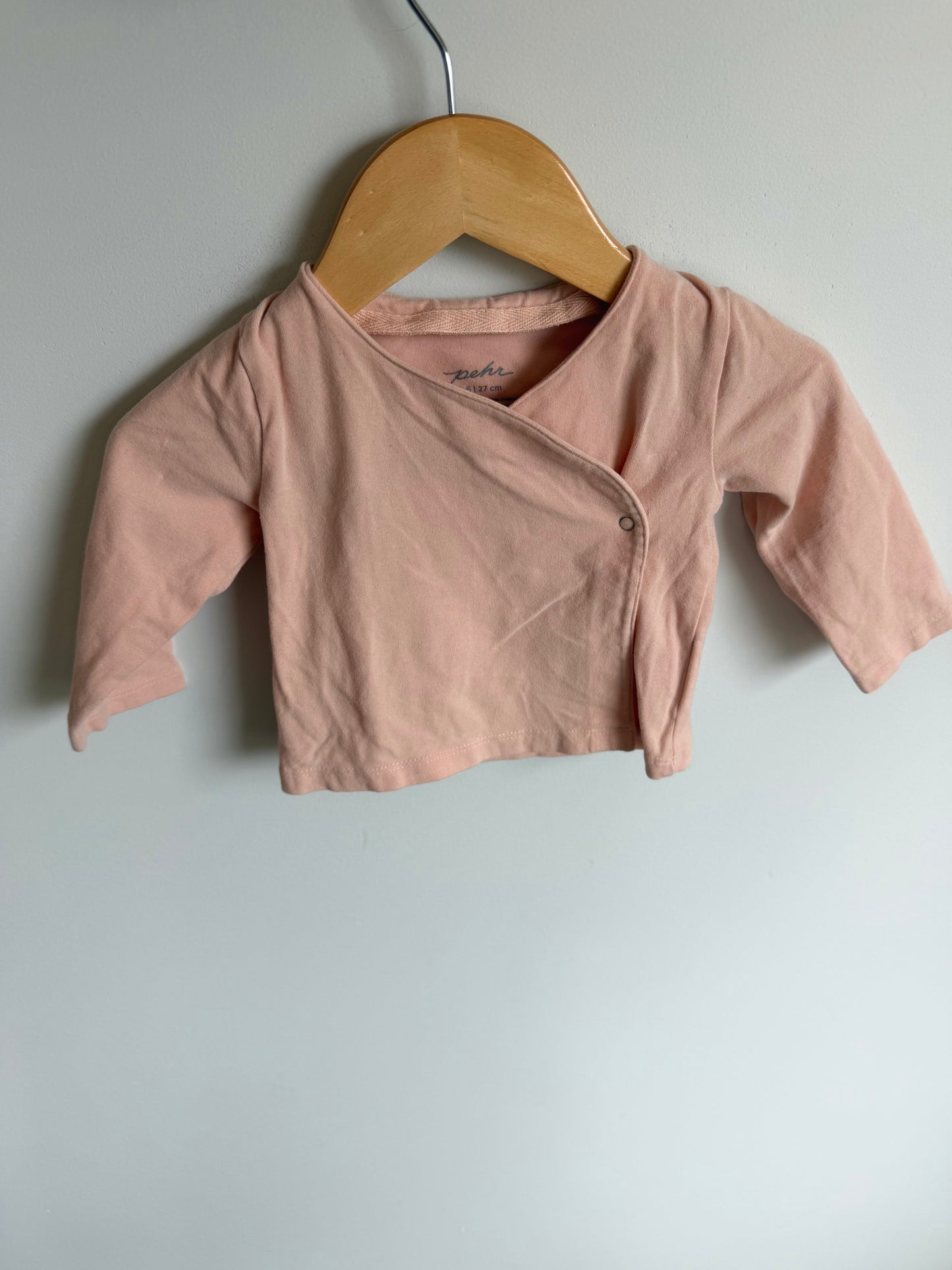 Pehr Blush Wrap Top / 3-6m
