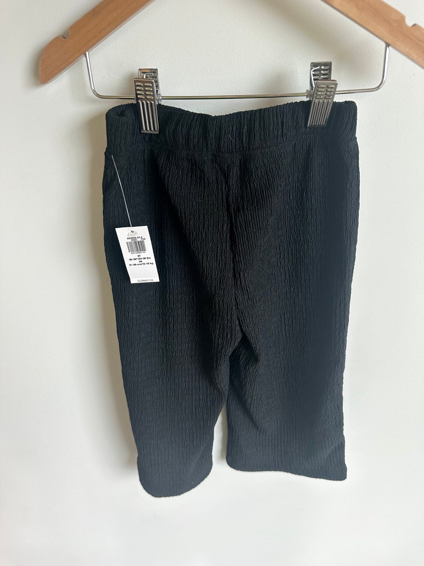 Black Wide Leg Pants (With Tags) / 3T