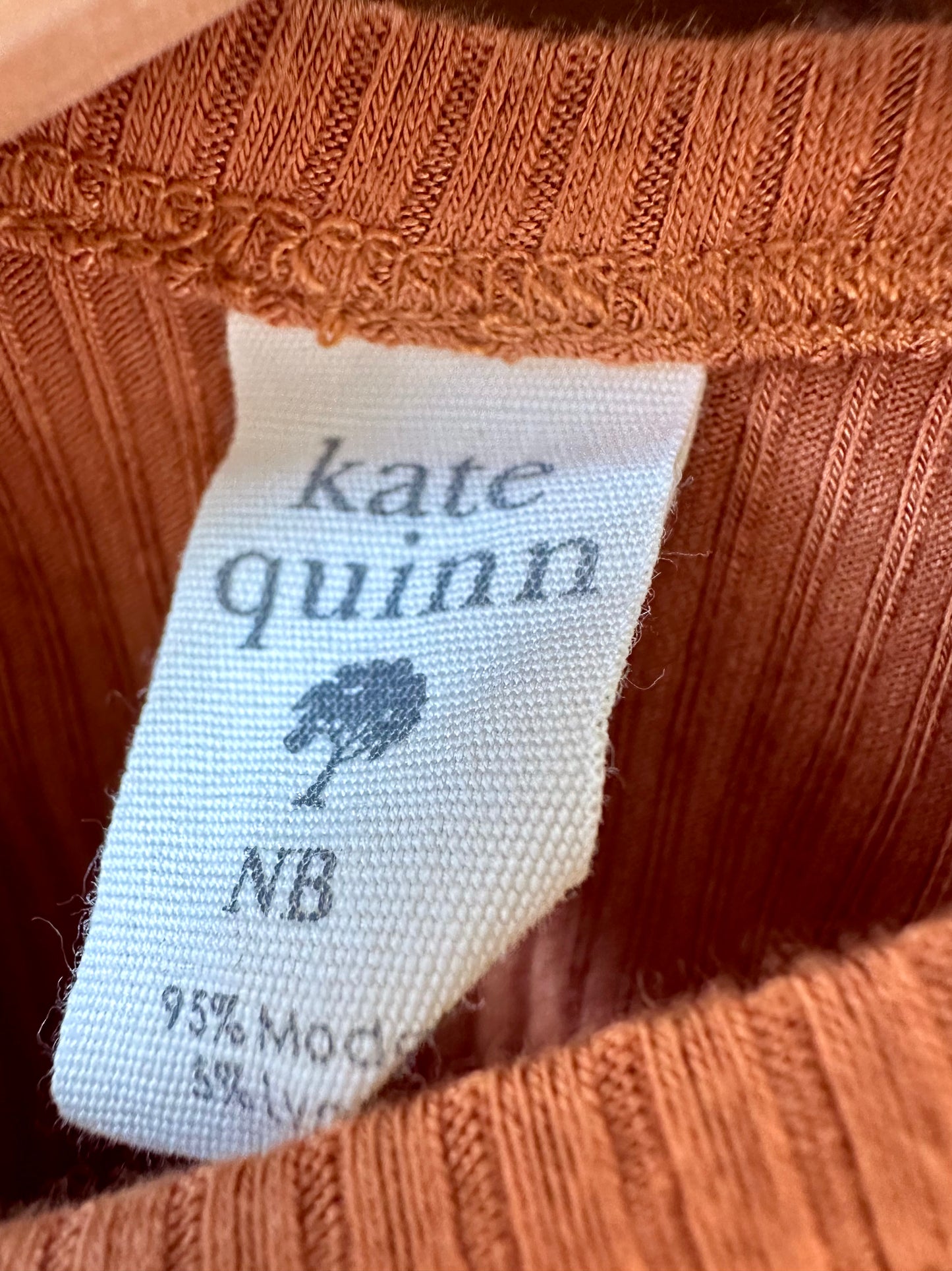 Kate Quinn Amber Ribbed Bodysuit / 0-3m