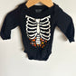 Skeleton + Candy Bodysuit / 3-6m