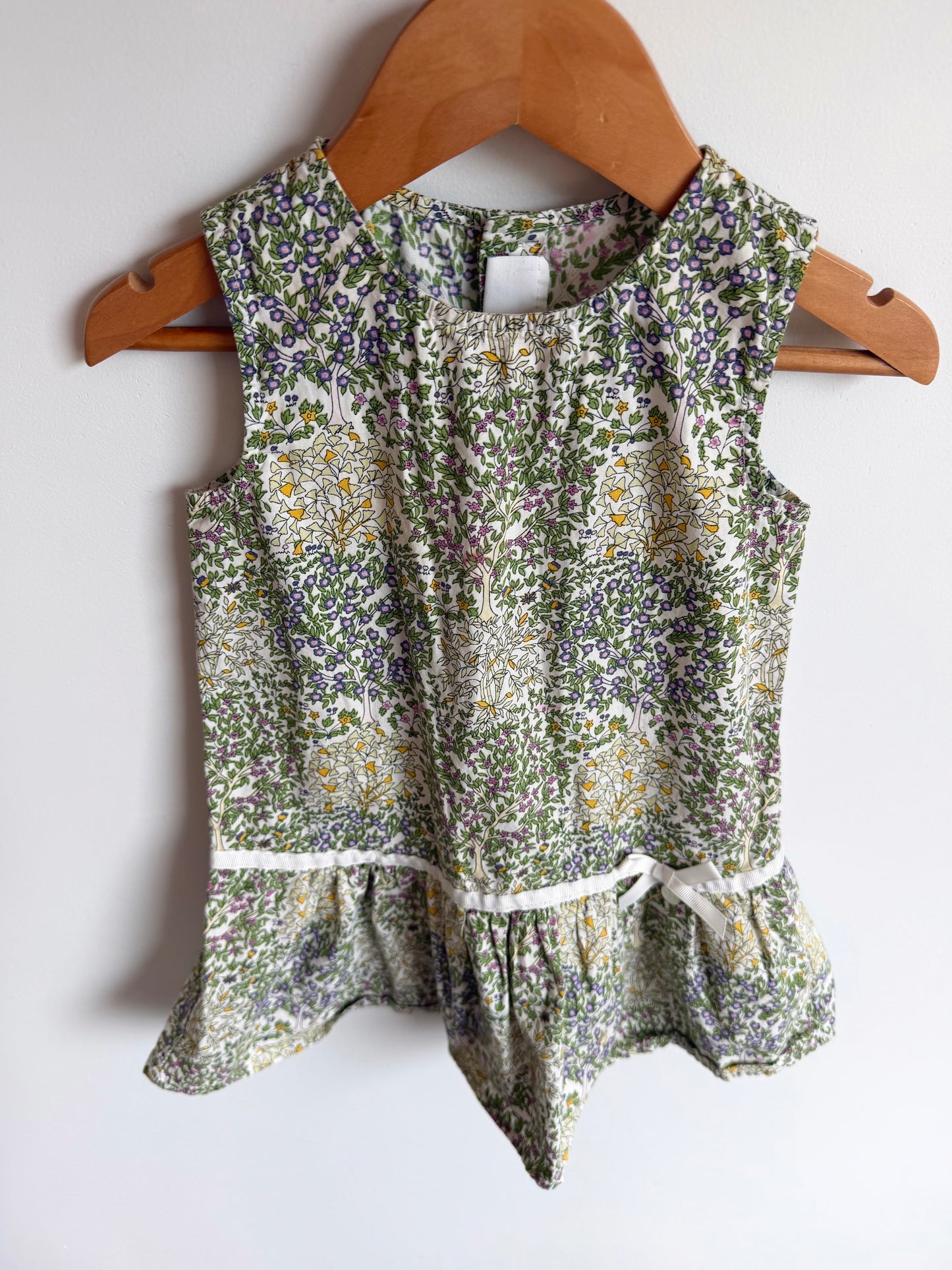 Tree Floral Tank Dress / 3T