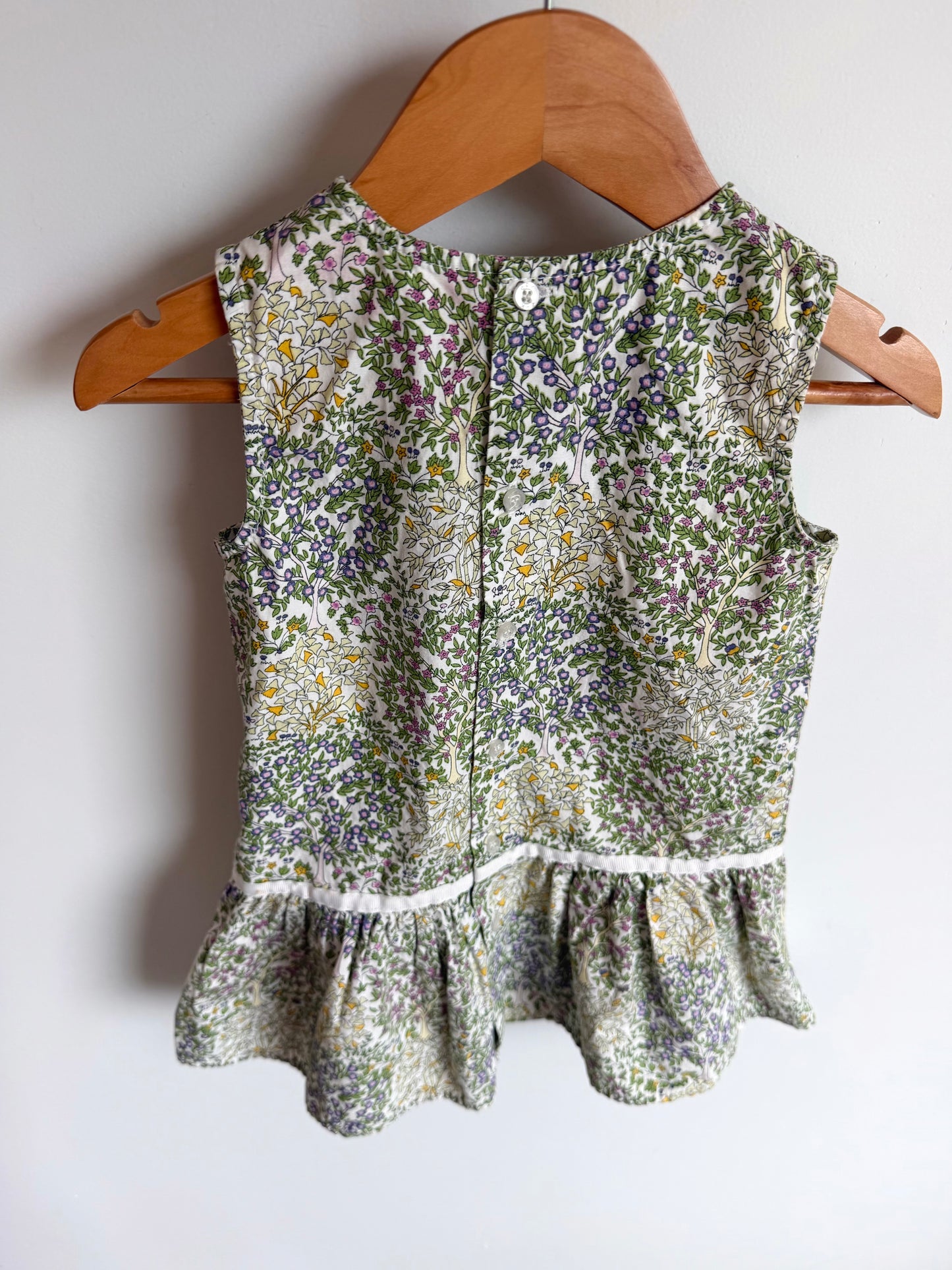 Tree Floral Tank Dress / 3T