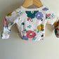 Tea Collection Bright Flowers Side Snap Top / 0-3m
