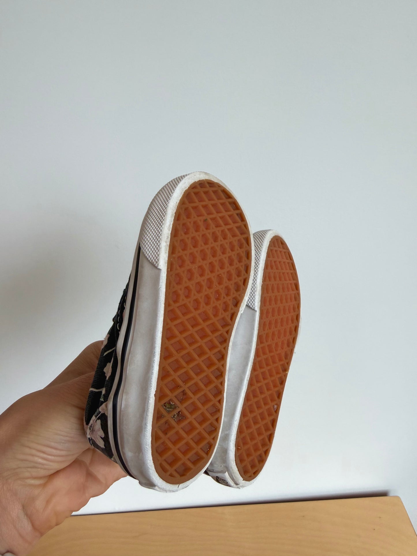 Vans Floral Slide On Shoes / Size 4 Toddler