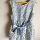 Formal Periwinkle Floral Dress / 8 years