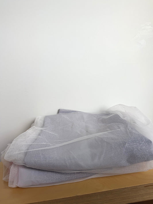 Star Tulle Curtains - Set of 2 (No Shipping)