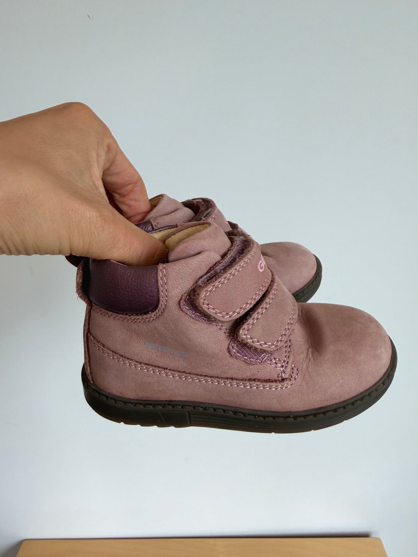 Geox Pink Ankle Velcro Shoes / Size 6 Toddler