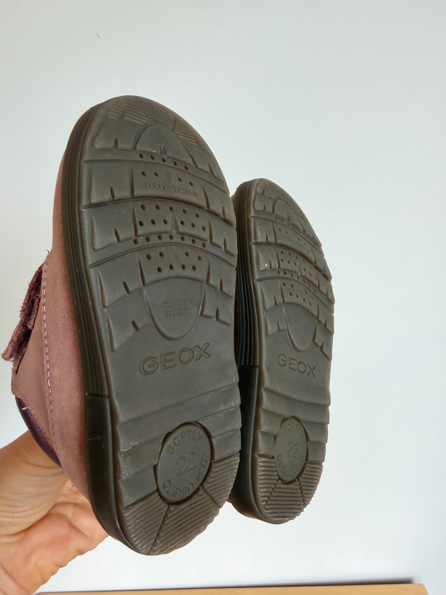 Geox Pink Ankle Velcro Shoes / Size 6 Toddler