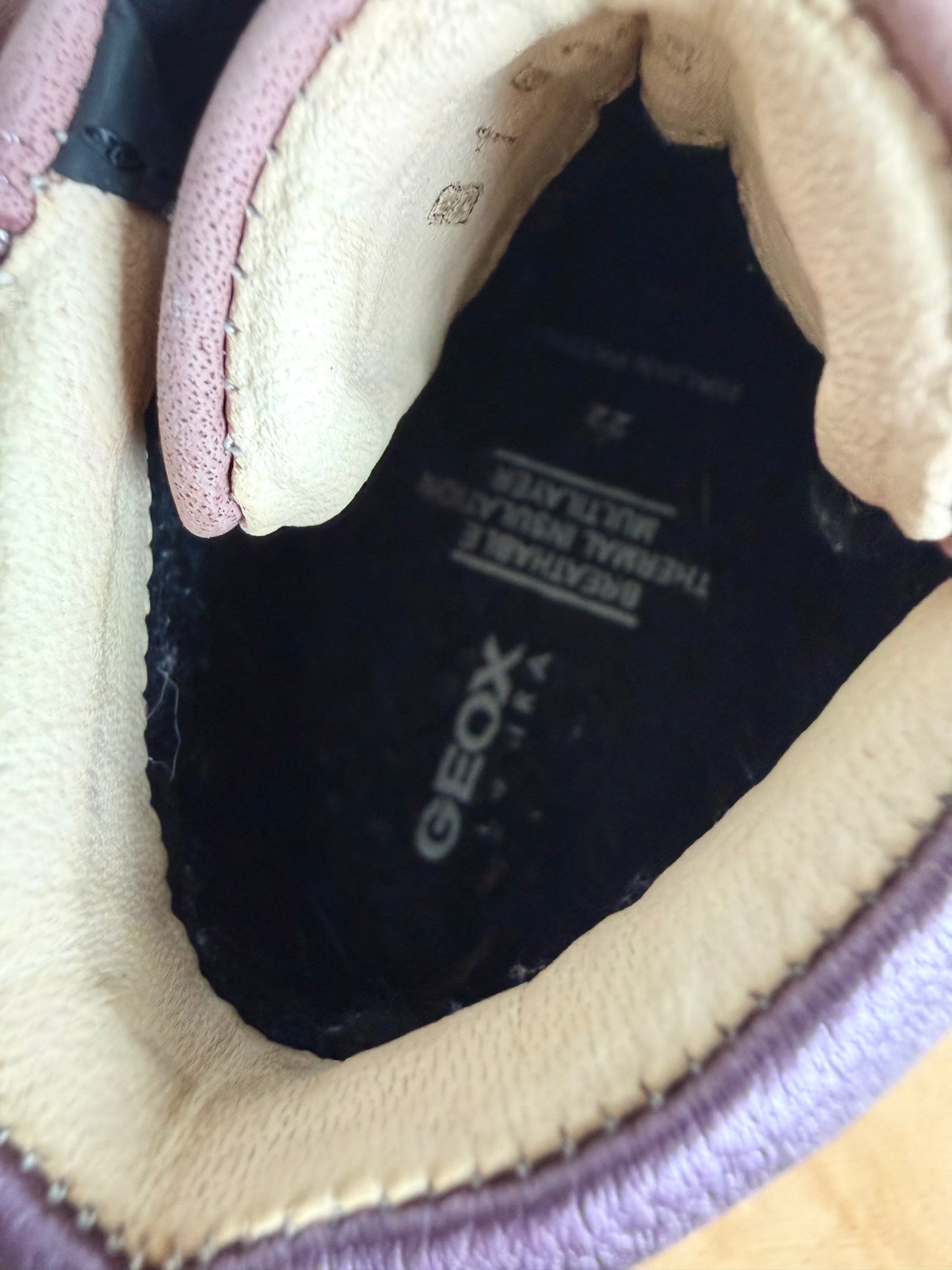 Geox Pink Ankle Velcro Shoes / Size 6 Toddler