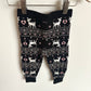Black Deer Pattern Pants / 6-12m
