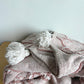 Pink Pom Pom Cotton Blanket (No Shipping)