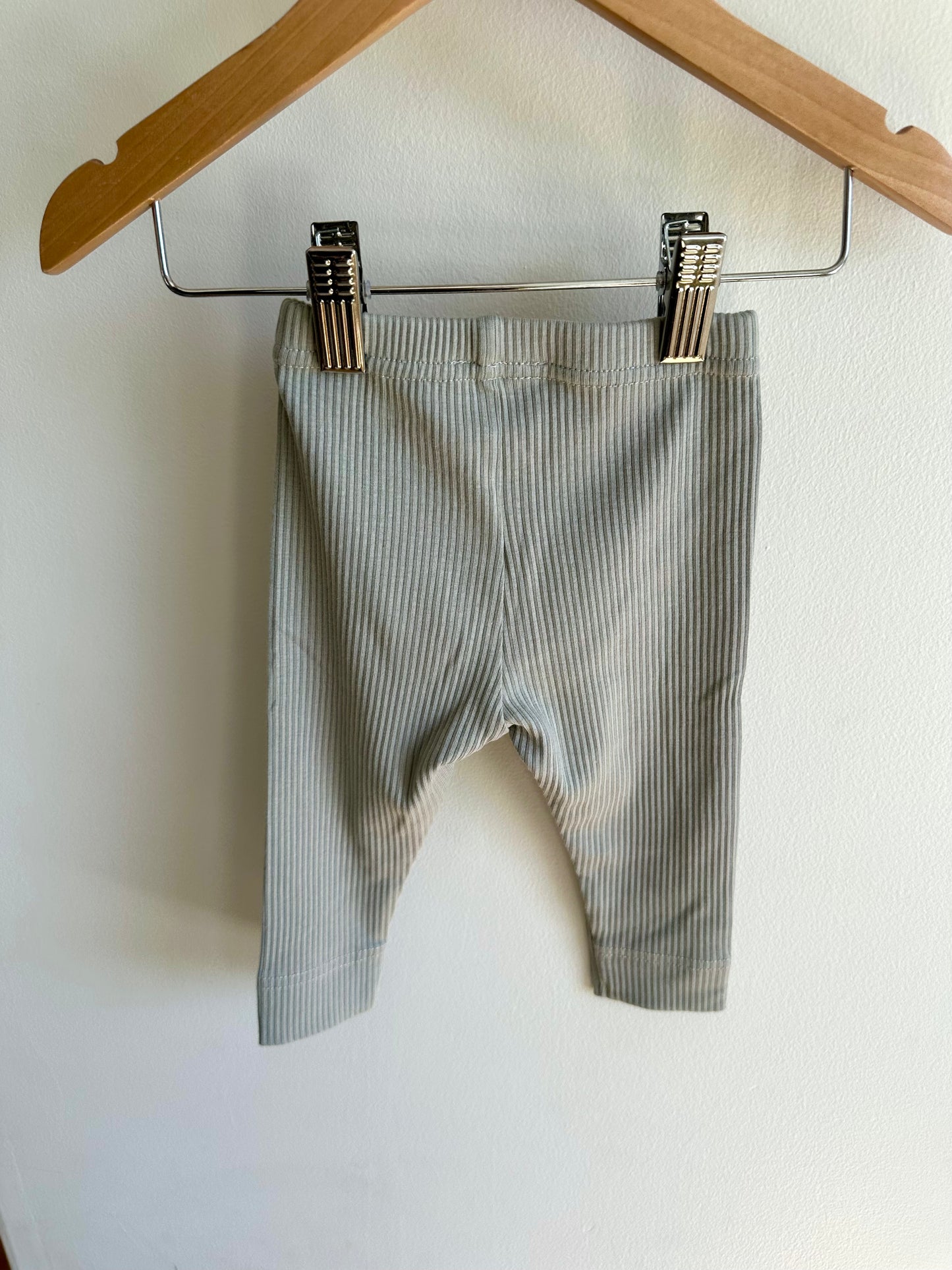 MarMar Copenhagen Organic Cotton Sage Rib Pants (With Tags) / 6m