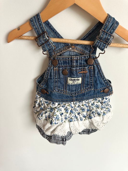 Oshkosh Tiered Overall Dress / 9m
