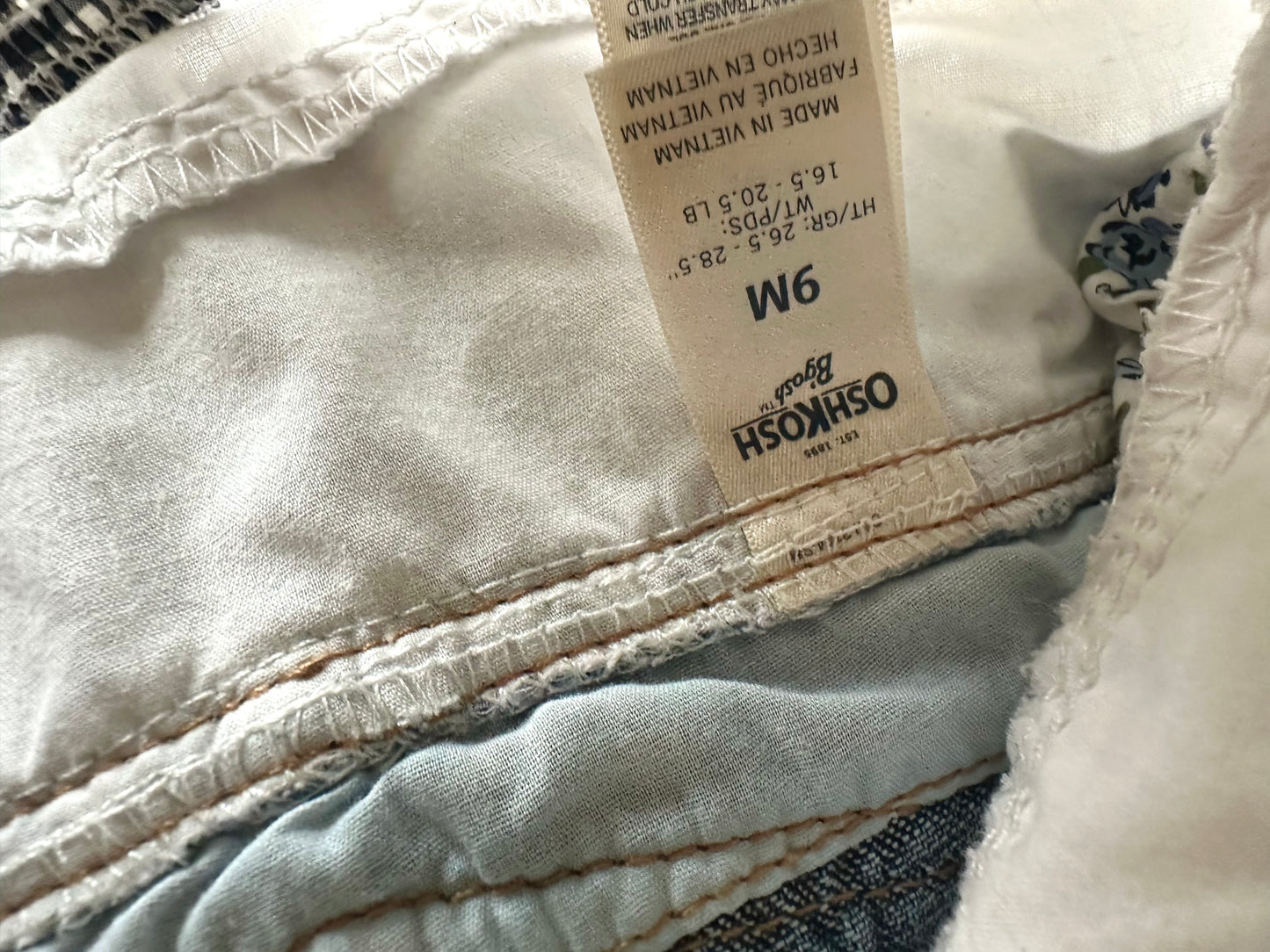 Oshkosh Tiered Overall Dress / 9m