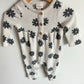 Black Daisy Jumpsuit / 6-9m