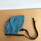 Reversible Blue + Orange Bonnet Hat / 6-12m?