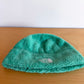 North Face Green Fuzzy Toque / 3-5T