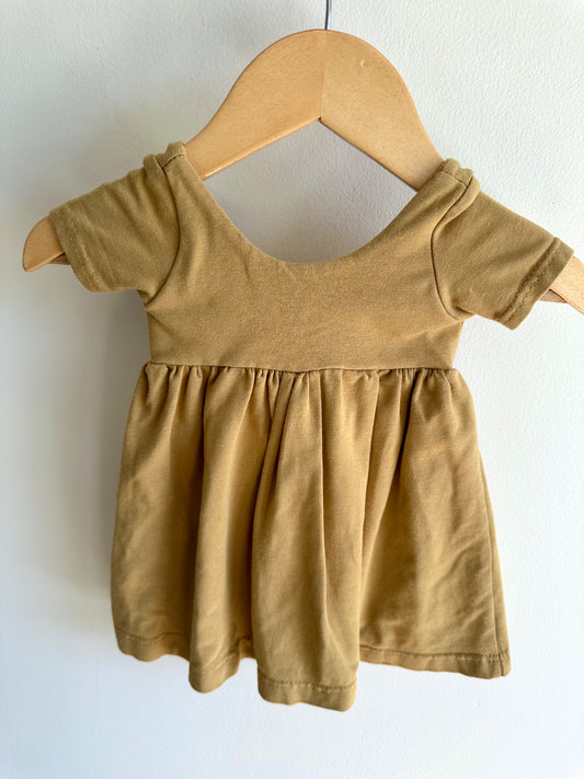 Teddy Little Caramel Bamboo Dress / 3-6m