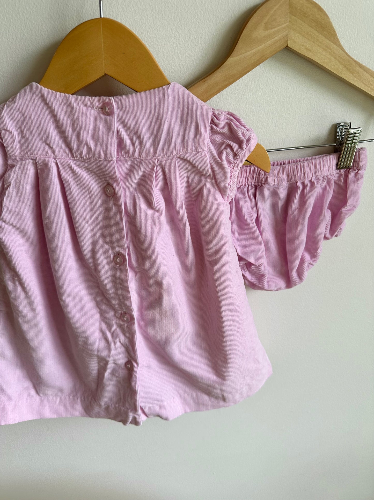 Pink Dress with Bloomers / 12m