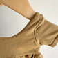 Teddy Little Caramel Bamboo Dress / 3-6m