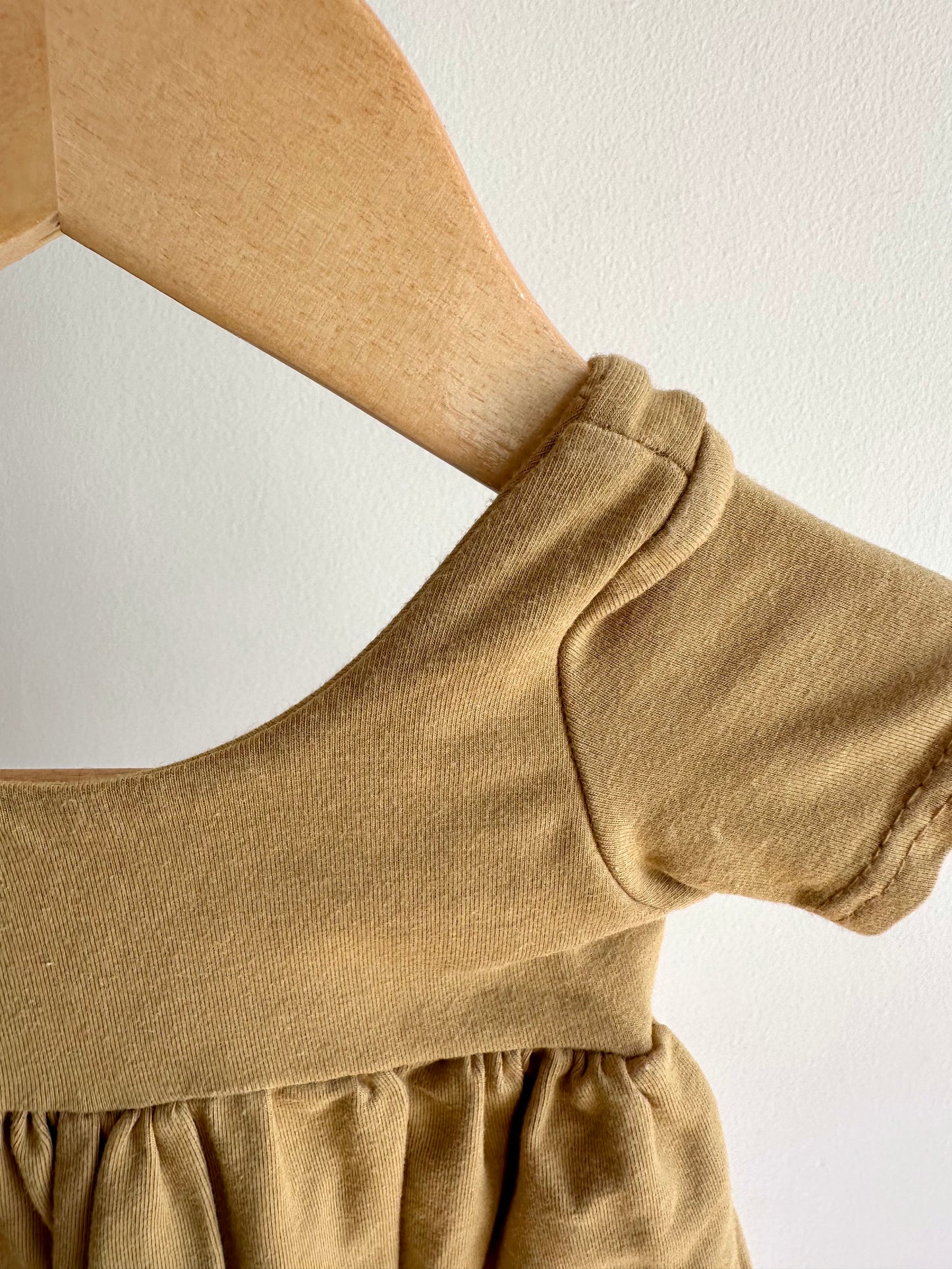 Teddy Little Caramel Bamboo Dress / 3-6m