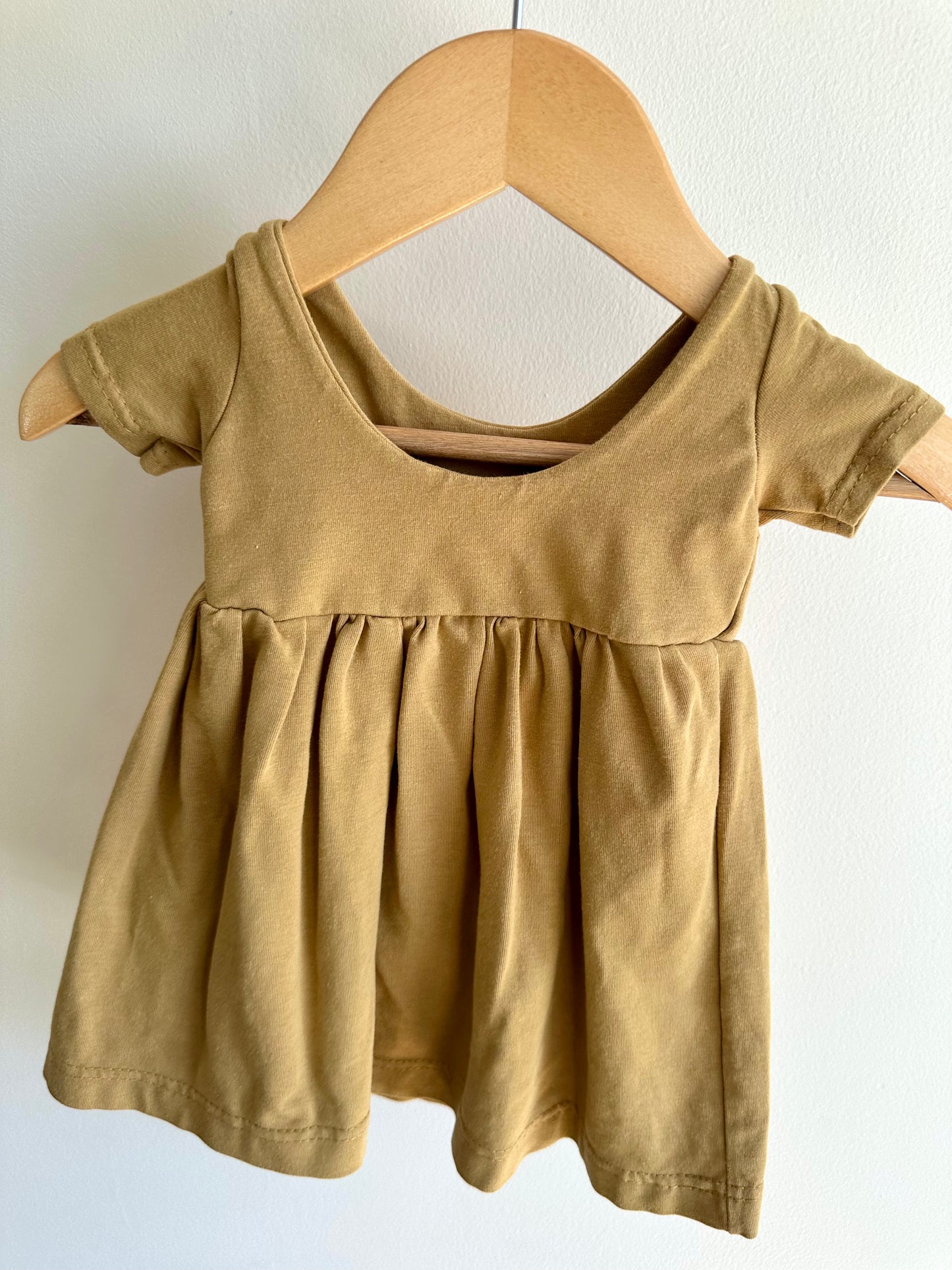 Teddy Little Caramel Bamboo Dress / 3-6m