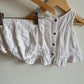 White Muslin Tank + Bottoms / 12-18m