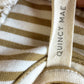 Quincy Mae Striped Ruffle Dress / 3-6m