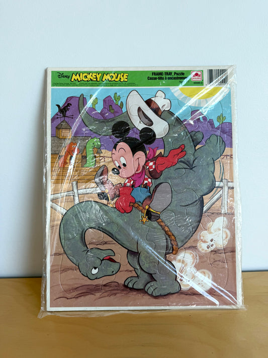 Vintage Frame-Tray Mickey Mouse Puzzle (No Shipping)