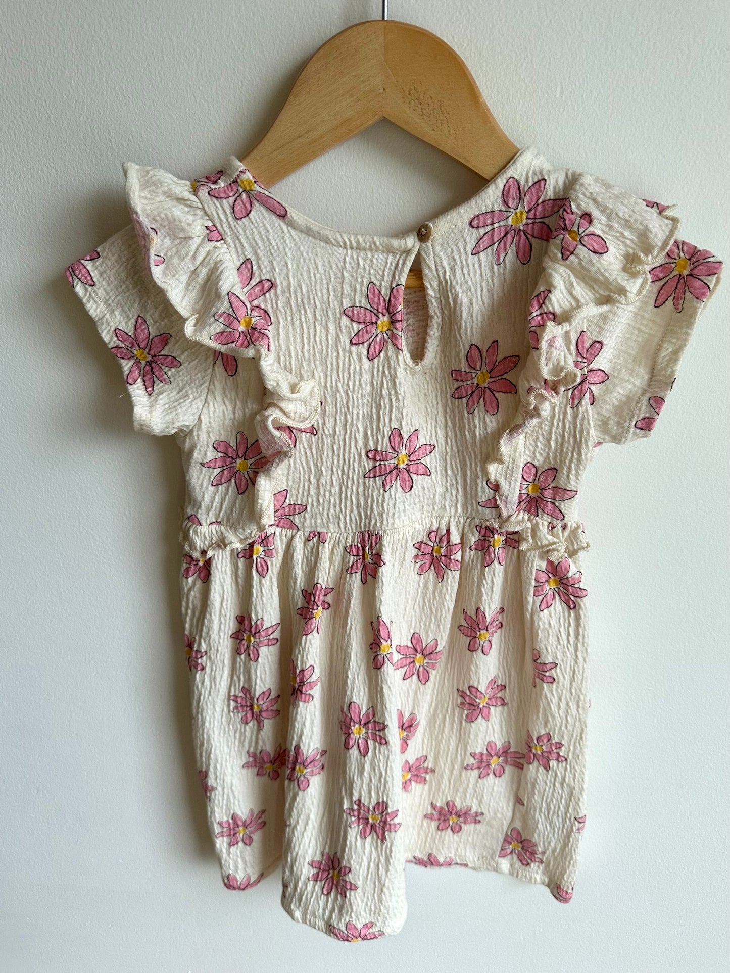 Zara Pink Flower Dress / 4-5 years