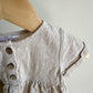 Mebie Baby Sand Linen Dress / 3-6m