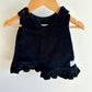 Made in Canada Black Cord Tank / 6m