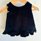 Made in Canada Black Cord Tank / 6m