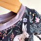 Grow with Me Purple Bunny Long Sleeve Top / 3-6m