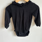 Black Shimmer Bodysuit / 12-18m