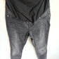 Super Skinny Charcoal Maternity Jeans/ Large