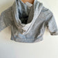 Miles Grey Zip Hoodie / 3-6m