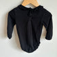 Black Shimmer Bodysuit / 12-18m