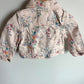 Gap Floral Cream Denim Jacket / 18-24m
