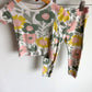 White Floral T-Shirt PJ Set / 24m