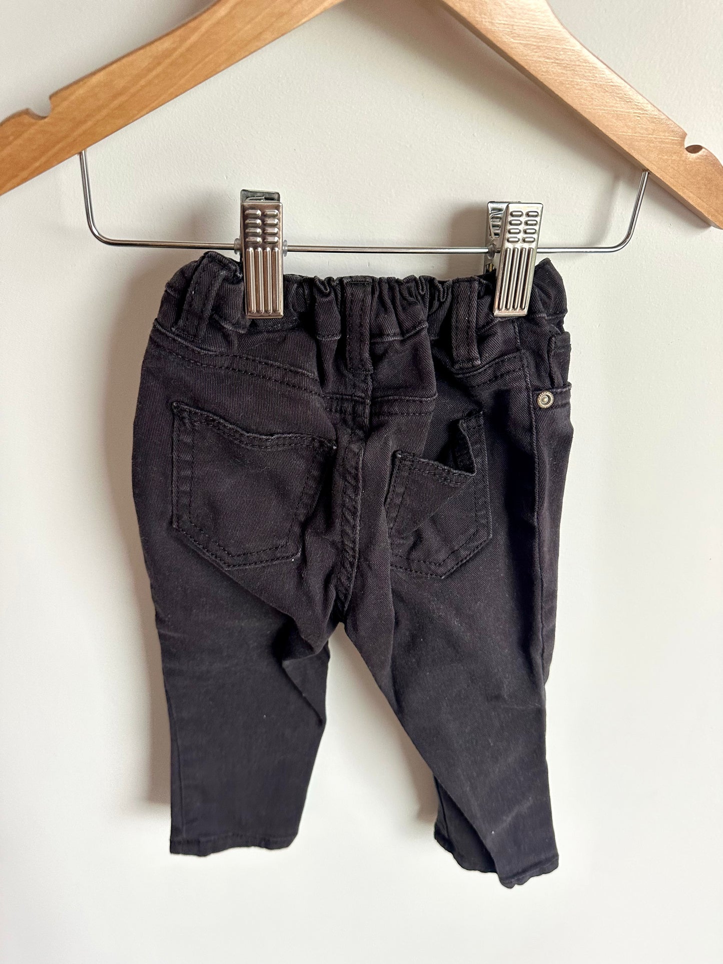 H&M Black Jeans / 6-9m