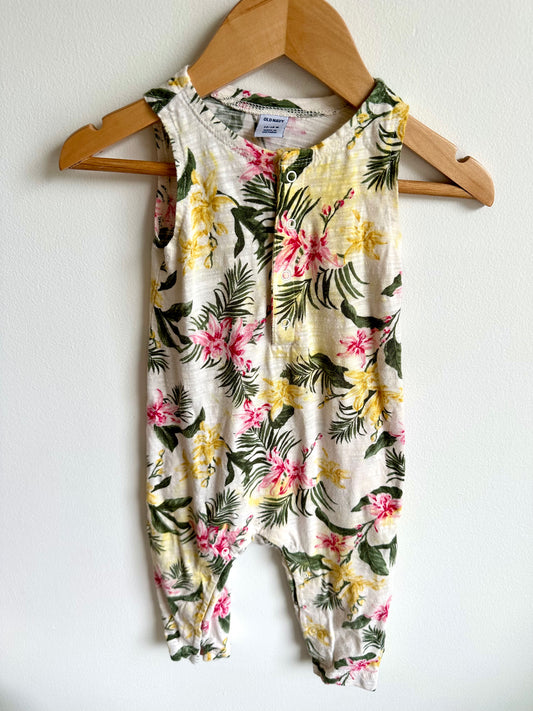 Tropical Tank Jumpsuit / 12-18m