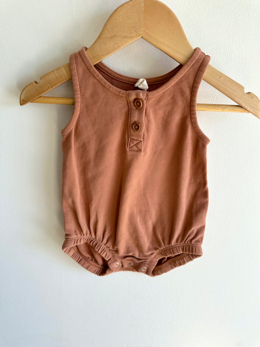 Quincy Mae Cedar Bubble Romper / 6-12m