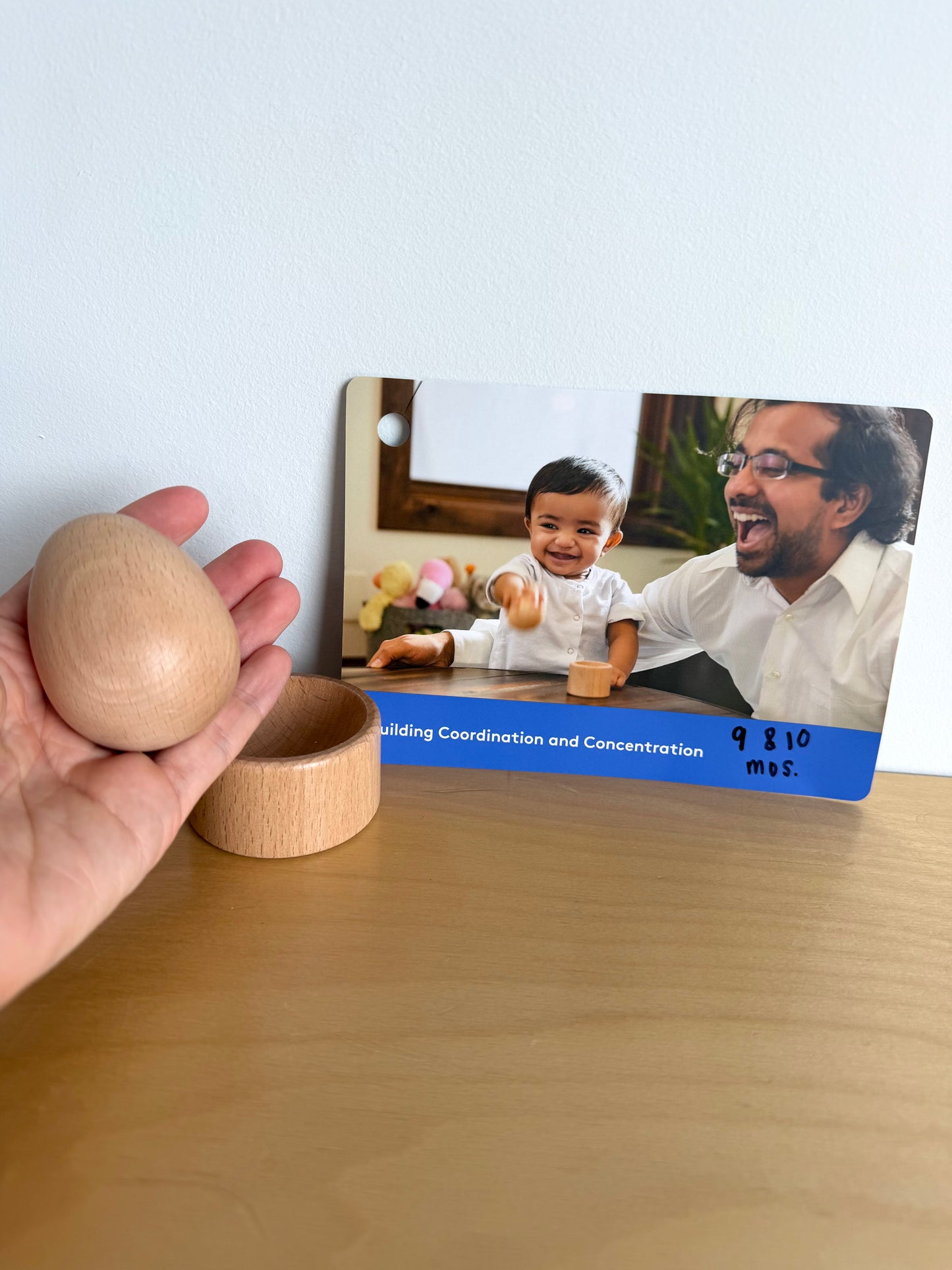 Lovevery Wooden Montessori Egg + Cup Set Toy