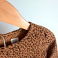 Animal Print Long Sleeve Dress / 18-24m