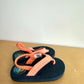 Orange Strap Sandals / Size 3-4 Infant