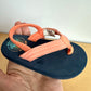 Orange Strap Sandals / Size 3-4 Infant